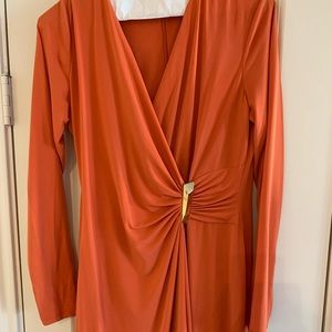 Calvin Klein Long Sleeved Wrap Dress
